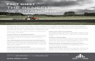XFS The Benefits of Financing