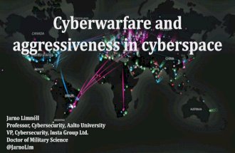 Cyberwarfare and Aggressiveness in Cyberspace