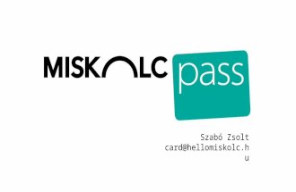 Miskolc Pass Tourist Card
