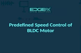 Predefined speed control of bldc motor
