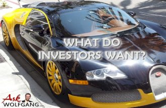 What do Investors Want