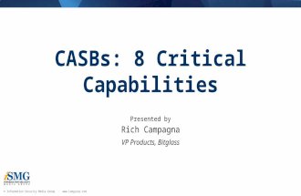 CASBs: 8 Critical Capabilities in partnership with ISMG Media Group