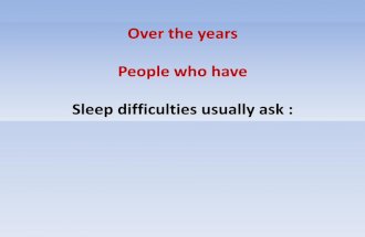 Facts About Sleep