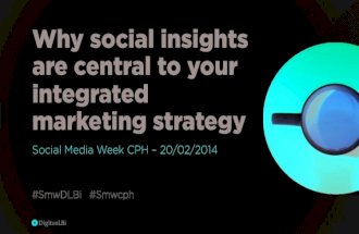 Social Media Week 2014 @DigitasLBi: Social Insights