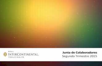 Junta de Colaboradores Real Intercontinental Tegucigalpa
