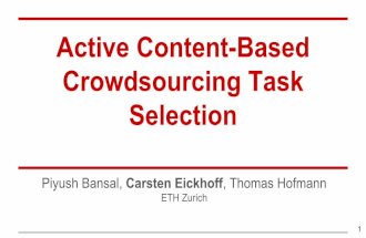 Active Content-Based Crowdsourcing Task Selection