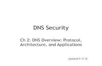 CNIT 40: 2: DNS Protocol and Architecture