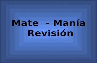 Matemanía actividad de revisión