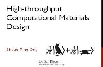 NANO266 - Lecture 12 - High-throughput computational materials design