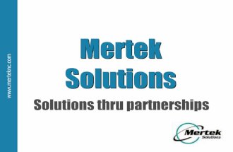 Mertek Sales-presentation 31-May-12