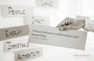 Virtual distance leadership and management uk
