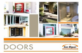 Door Catalog by San Miguel Windows and Doors
