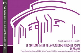 Le développement de la culture du dialogue social en France