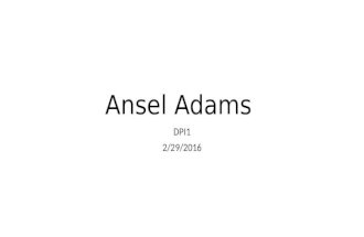 Ansel adams