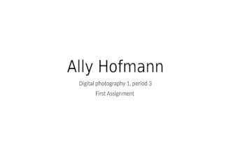 Ally hofmann