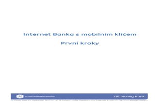 GE Money Bank - manual internetove bankovnictvi