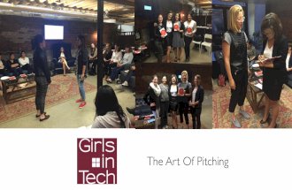 Girls in tech San Francisco - The Art Of Pitching
