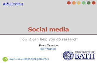 Social Media For Researchers