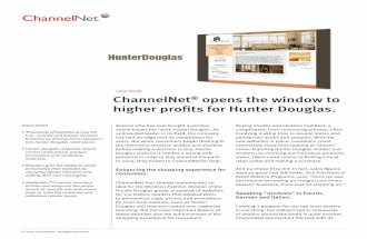 ChannelNet Hunter Douglas Case Study