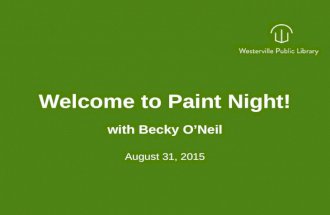 Paint Night at the Westerville Public Library