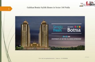 Gulshan Botnia Affordable Homes in Sector-144 Noida