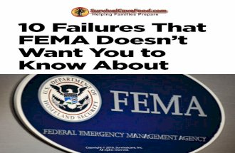 10 Failures That FEMA Doesn’t Want You to Know About