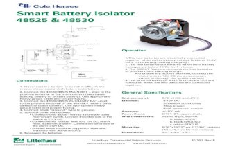 Littlefuse Smart Battery Isolator