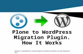 CMS2CMS: Plone to WordPress Migration Plugin. How It Works.