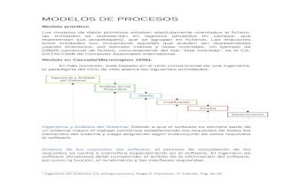 Tipos de modelos de procesos