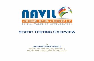 Static Testing Overview