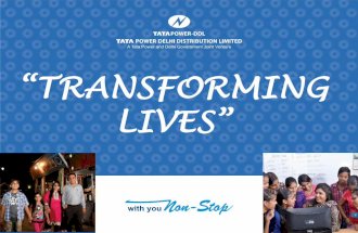 Tata Power-DDL Transforming Lives !