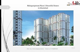 Mahagun Puram Phase 2 Affordable Homes