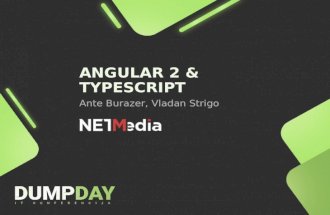 Angular 2 and TypeScript - 2016 Dump Day