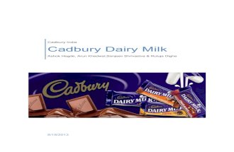 Organisation behvaiour of Cadbury