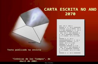Carta escrita em 2070