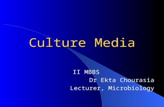 Types of Culture media