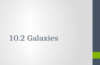 10.2 galaxies
