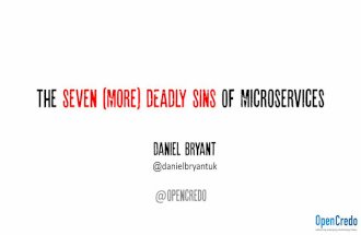 Devoxx US 2017 "The Seven (More) Deadly Sins of Microservices"