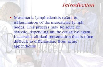 Acute mesenteric lymphadenitis