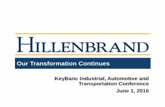 KeyBanc Industrial, Automotive and Transportation Conference Presentation