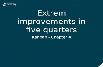 Kanban - Extreme improvements in five quarters