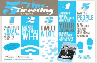 5 Tips on Tweeting from an Event - #OgilvyCannes / #CannesLions