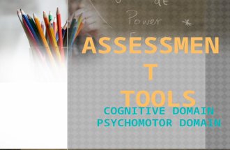 Assessment tools
