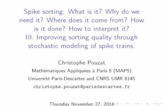 Spike sorting: What is it? Why do we need it? Where does it come from? How is it done? How to interpret it?