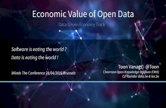 Economic Value of Open Data