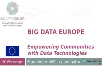 Big Data Europe First SC5 hangout Introduction