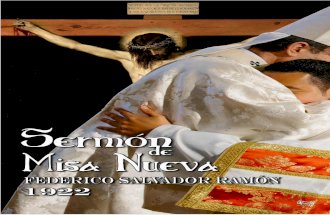 Sermón de Misa Nueva por Federico Salvador Ramón