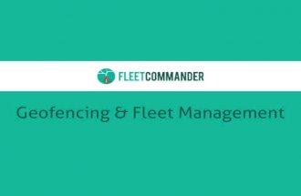Geofencing & Fleet Management