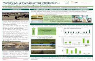 Managing Livestock to Secure Sustainable Use of Natural Resources: An Experience of SLMP in Amhara Region, Ethiopia