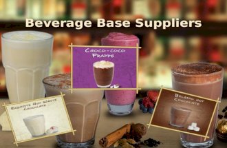 Products from Beverage Base Suppliers